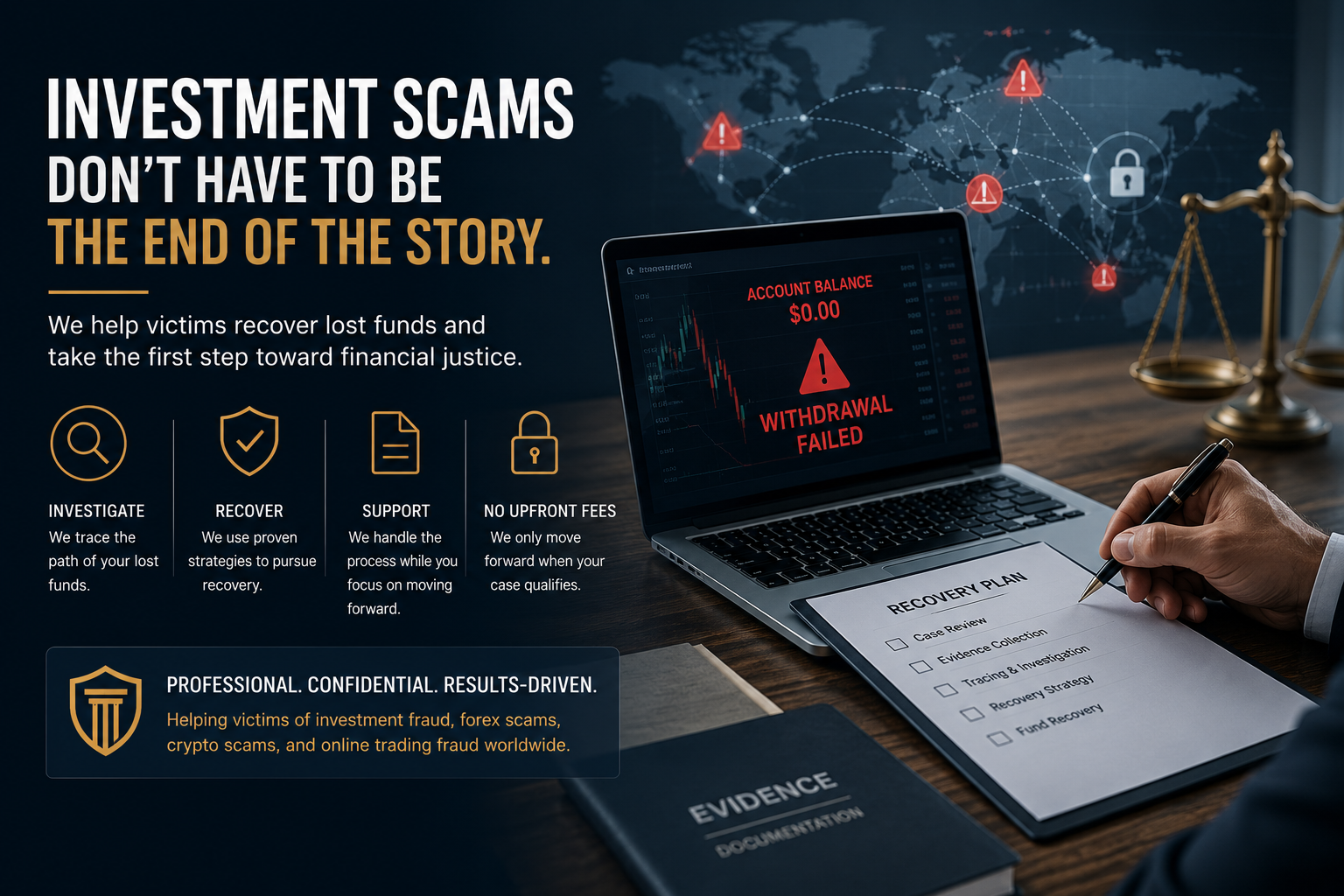 Investment Scams Are Rising Worldwide — How Professional Recovery Services May Help Victims Recover Lost Funds